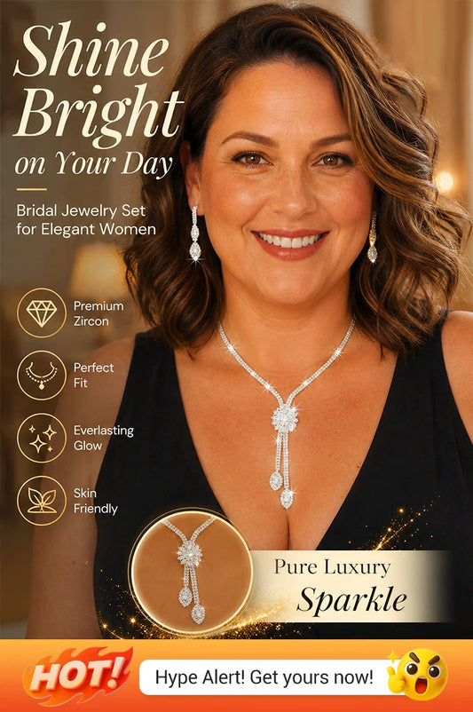 🌼 LIMITED-TIME 30% OFF! ✨ Women's Zircon Flower Jewelry Set – Elegant, Sparkling, Ready-to-Gift 💎