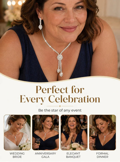 🌼 LIMITED-TIME 30% OFF! ✨ Women's Zircon Flower Jewelry Set – Elegant, Sparkling, Ready-to-Gift 💎