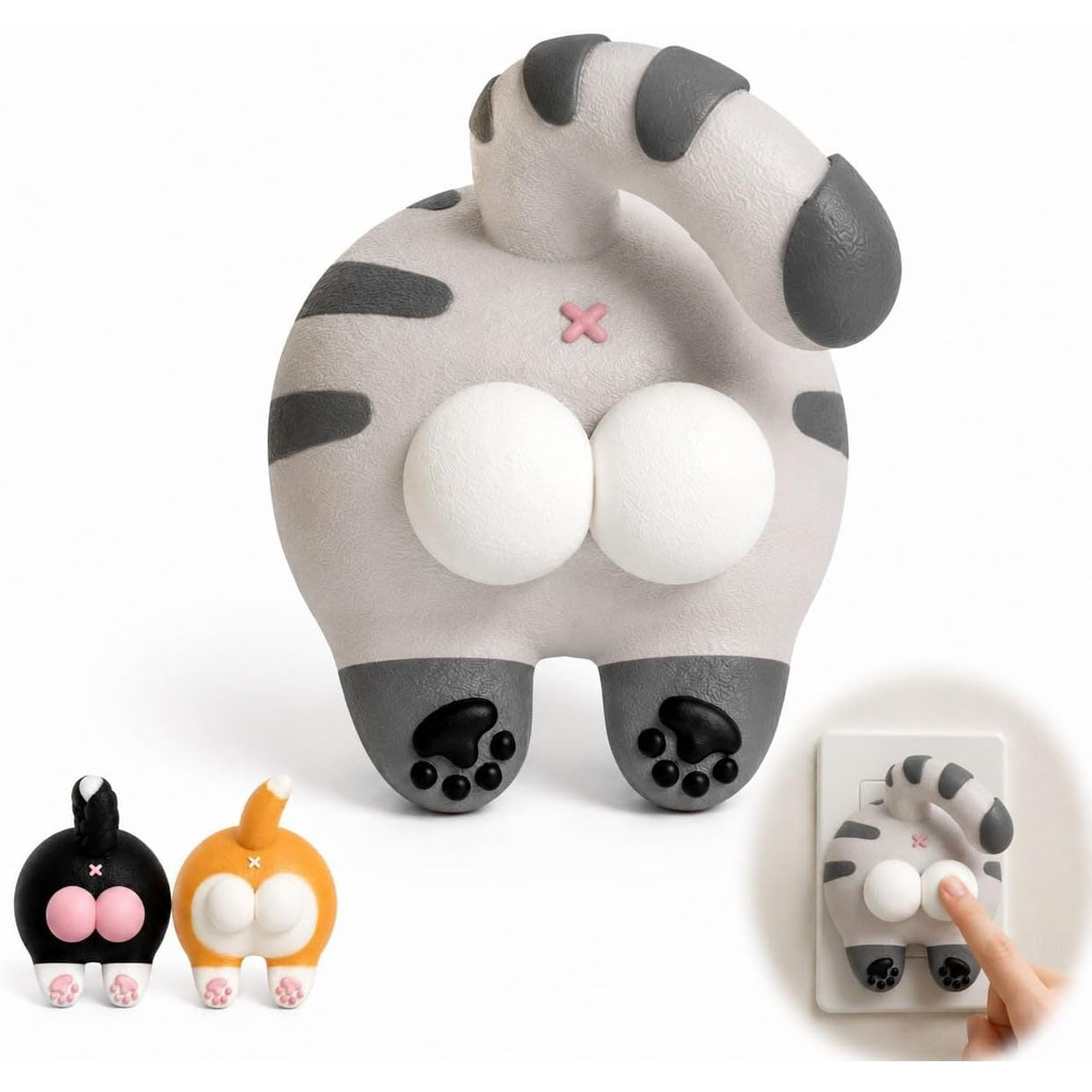 Funny Cat Butt Light Switch Cover🐱