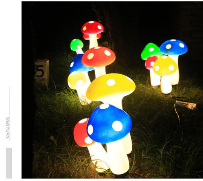 Ground-mounted waterproof mushroom decorative light🍄