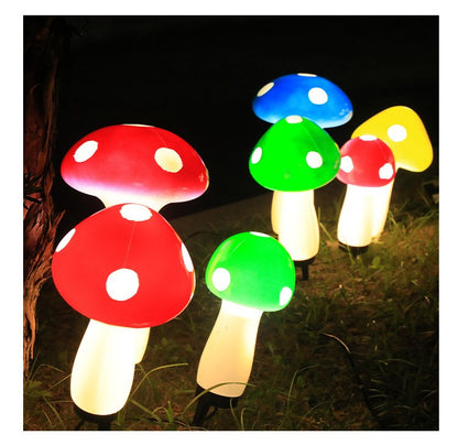Ground-mounted waterproof mushroom decorative light🍄