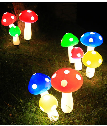 Ground-mounted waterproof mushroom decorative light🍄