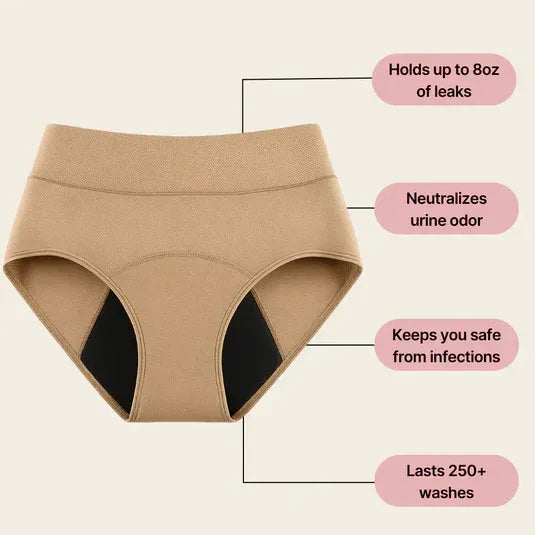🎁💖Last Day 50% OFF| LBWLBW 100% Leak-Proof Underwear 4-pack