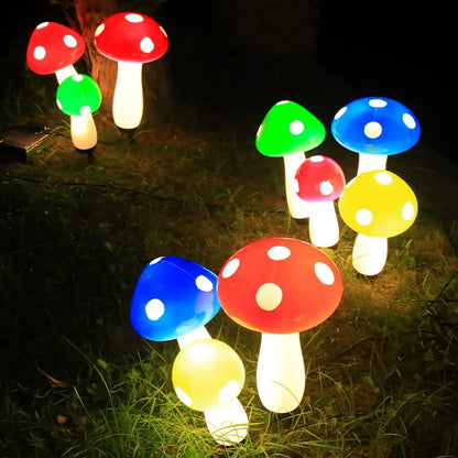 Ground-mounted waterproof mushroom decorative light🍄