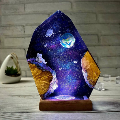 Tiny Worlds Handcrafted Resin Diorama Light🌎