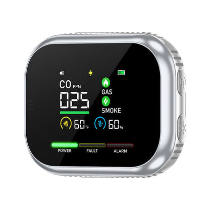 Portable Multi-Gas Alarm with LCD Display & Battery Backup