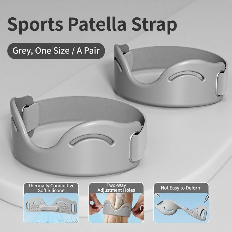 ⏰Limited-Time 50% OFF✨Breathable Shock-Absorbing Patella Brace ⚡8mm V-Shaped Support, Adjustable Fit & Cool Comfort