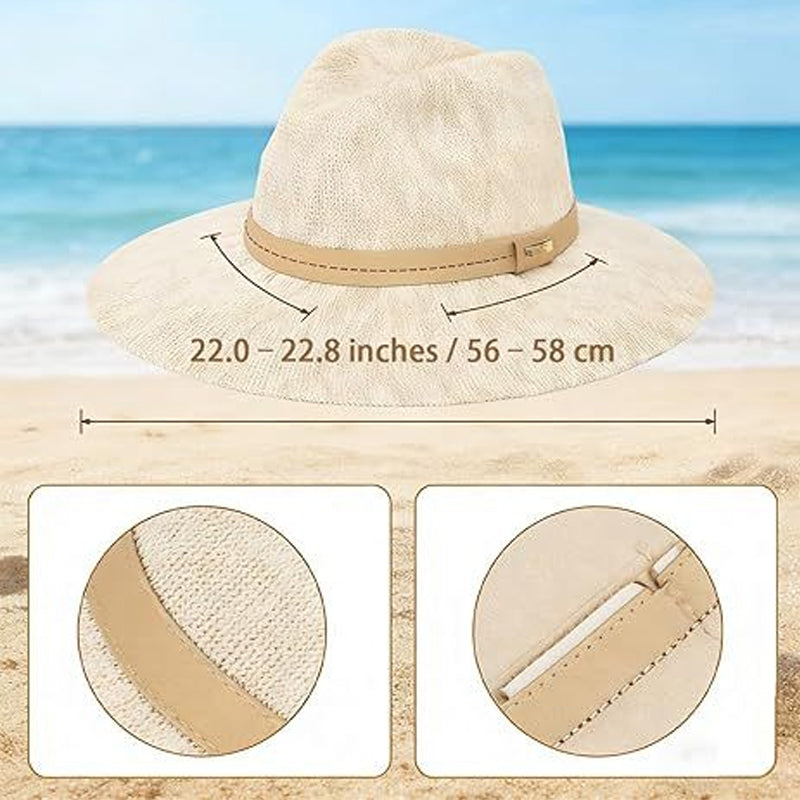 Women’s Foldable Knit Fedora Sun Hat
