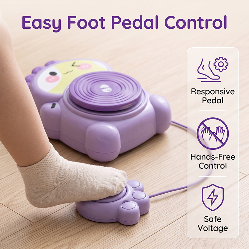 📢📢40% OFF !! ⏰Kids Electric Pottery Wheel DIY Clay Craft Kit