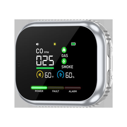 Portable Multi-Gas Alarm with LCD Display & Battery Backup